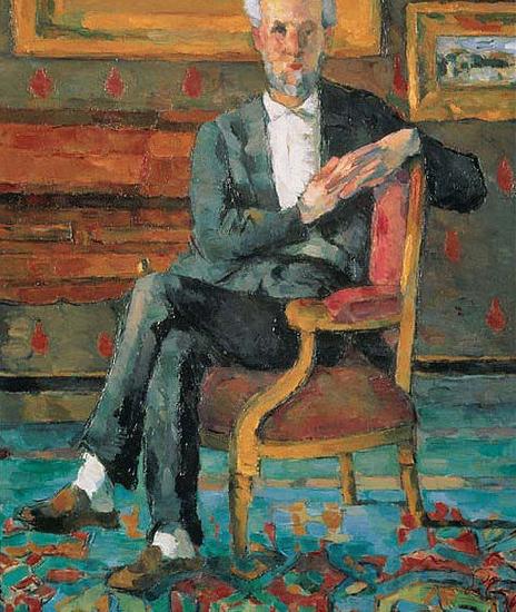 Paul Cezanne Victor Chocquet Seated